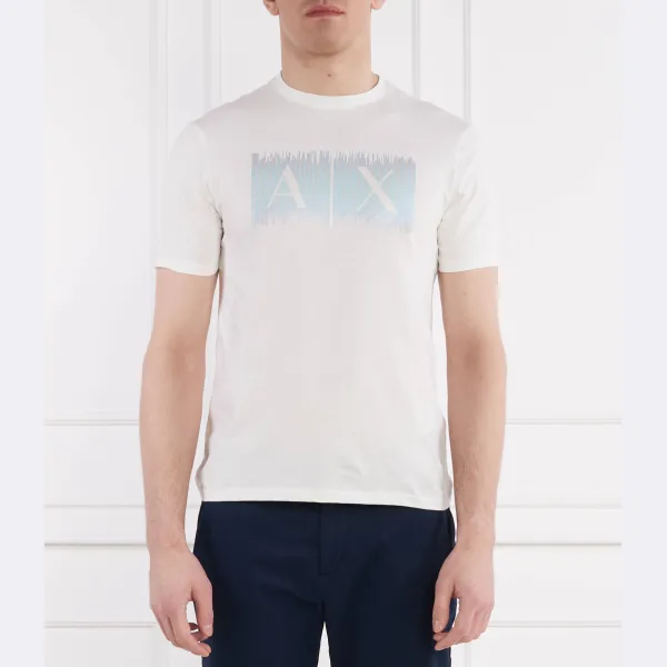 

Футболка стандартного кроя Armani Exchange, белый