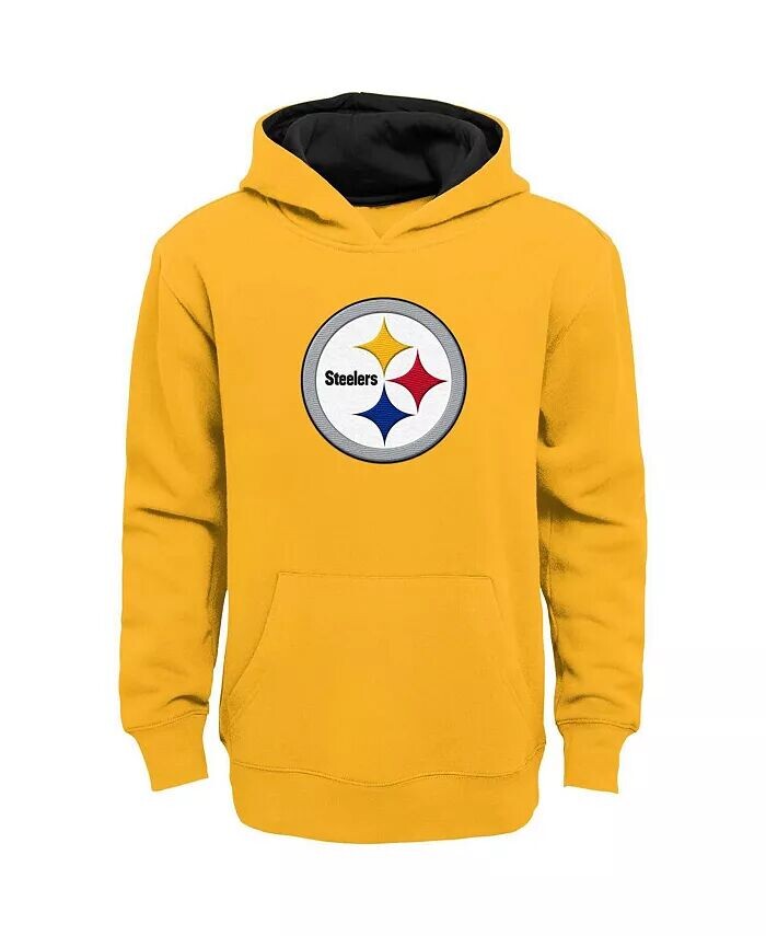 

Пуловер с капюшоном Big Boys Gold Pittsburgh Steelers Prime Outerstuff, золотой