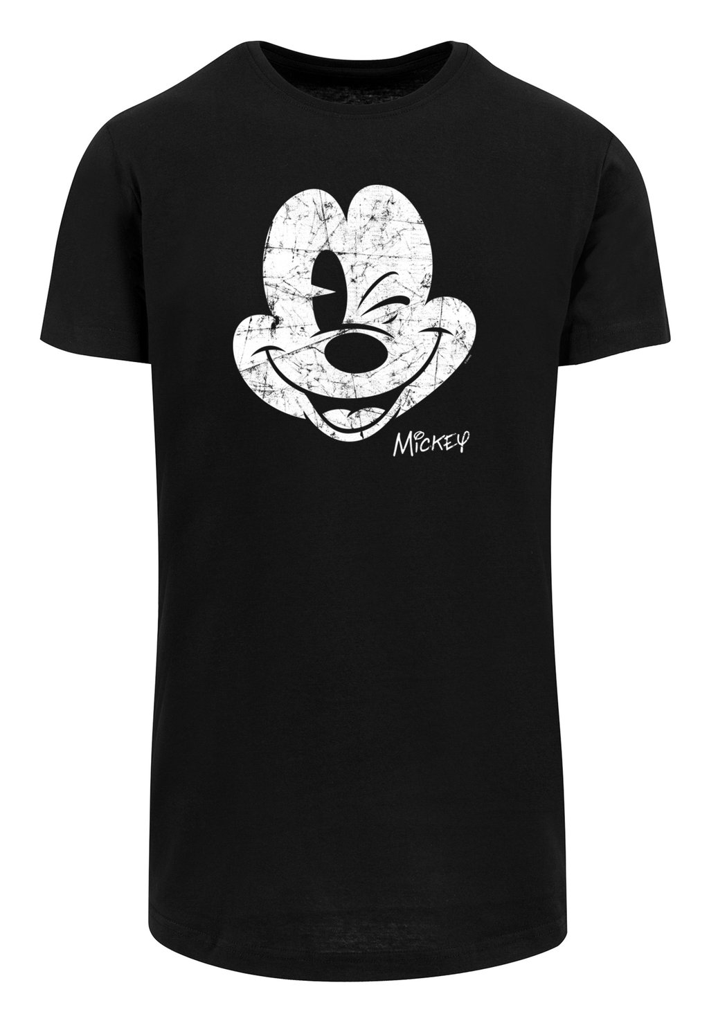 

Футболка с принтом DISNEY MICKEY MOUSE SINCE BEATEN FACE' F4NT4STIC, черный