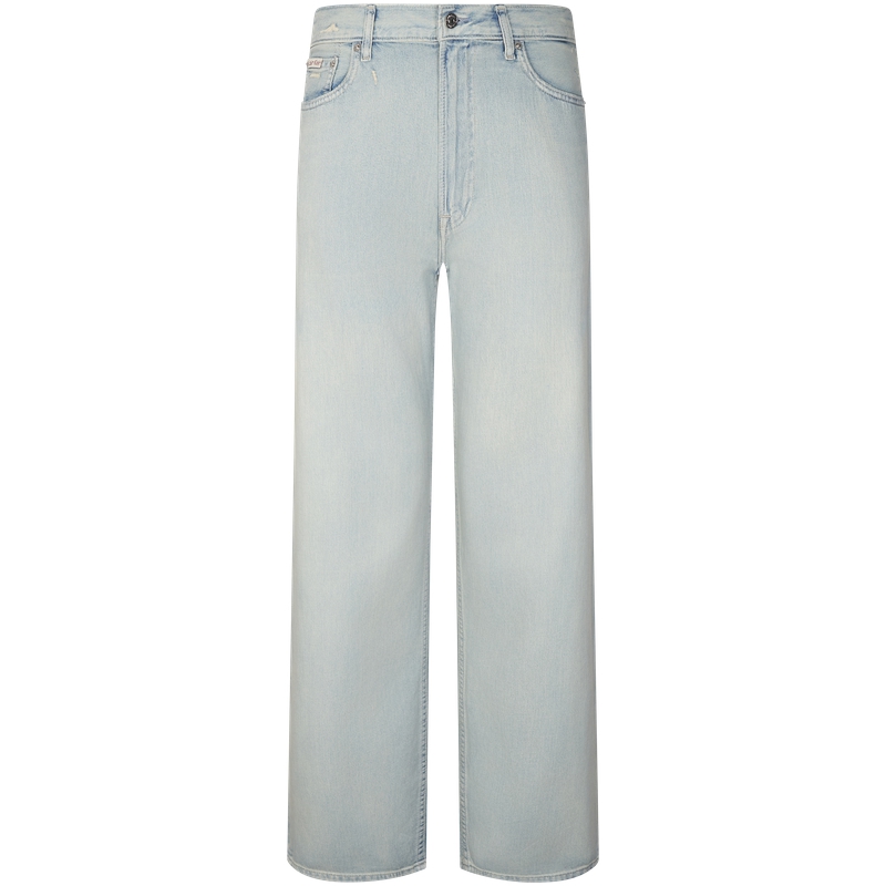 Calvin Klein Джинсы мужские R74 деним светло-голубые — фото 4