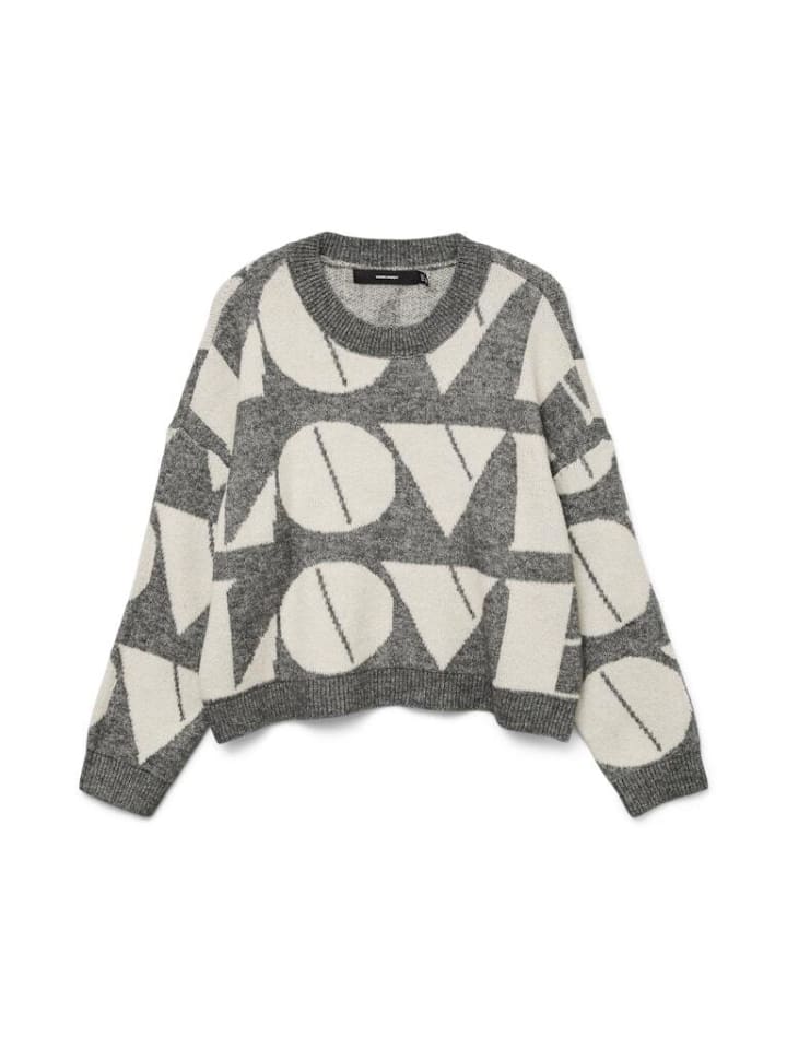 

Свитер Vero Moda, средний серый меланж