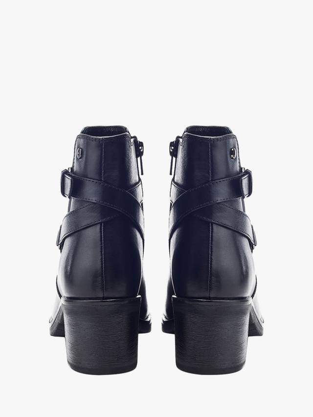 Кожаные челси-ботинки Libres на квадратном каблуке Moda in Pelle, Black — фото 3