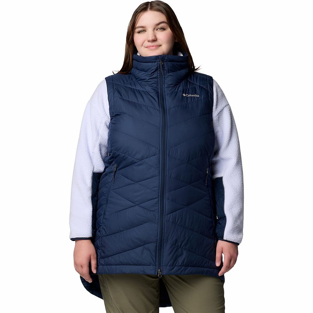 

Длинный жилет больших размеров Columbia Heavenly II, цвет Collegiate Navy
