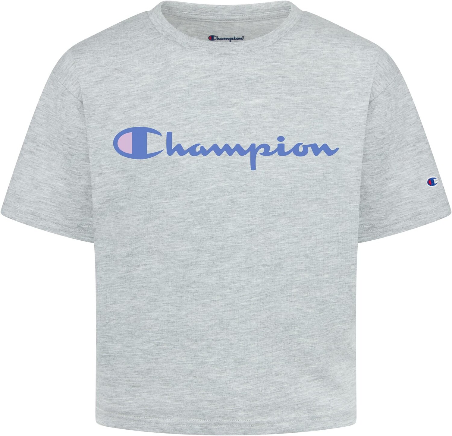 

Футболка Champion Boxy Original Script Short Sleeve Tee, цвет Oxford Heather