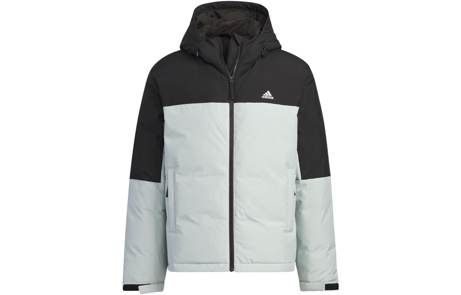 

Пуховик мужской серебристо-серый Adidas, серый