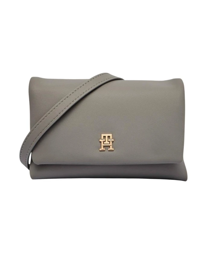 

Сумка через плечо с застежкой на пуговицу Tommy Hilfiger, серый