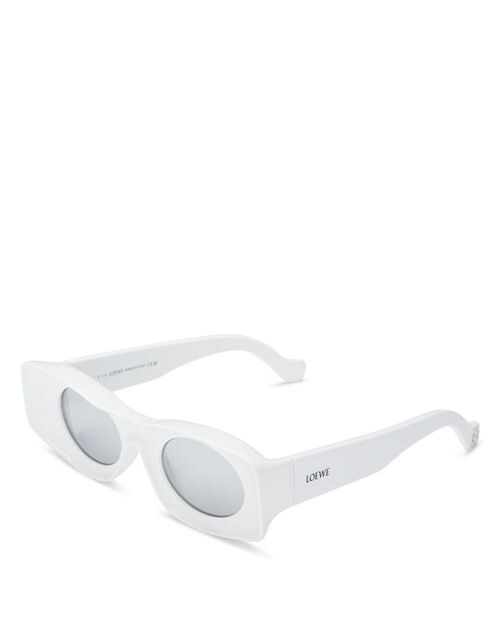 

Прямоугольные солнцезащитные очки Paula's Ibiza, 49 мм Loewe, цвет White
