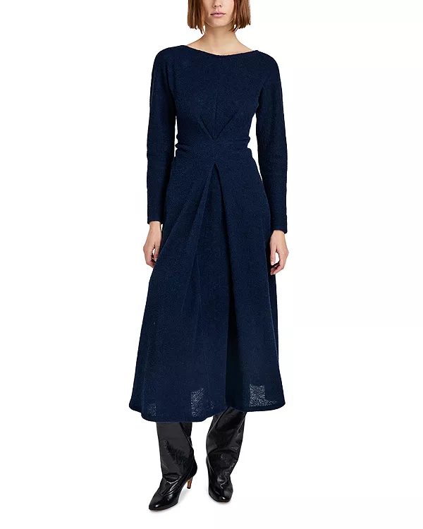 

Платье Саи из шерстяного трикотажа Proenza Schouler White Label, синий