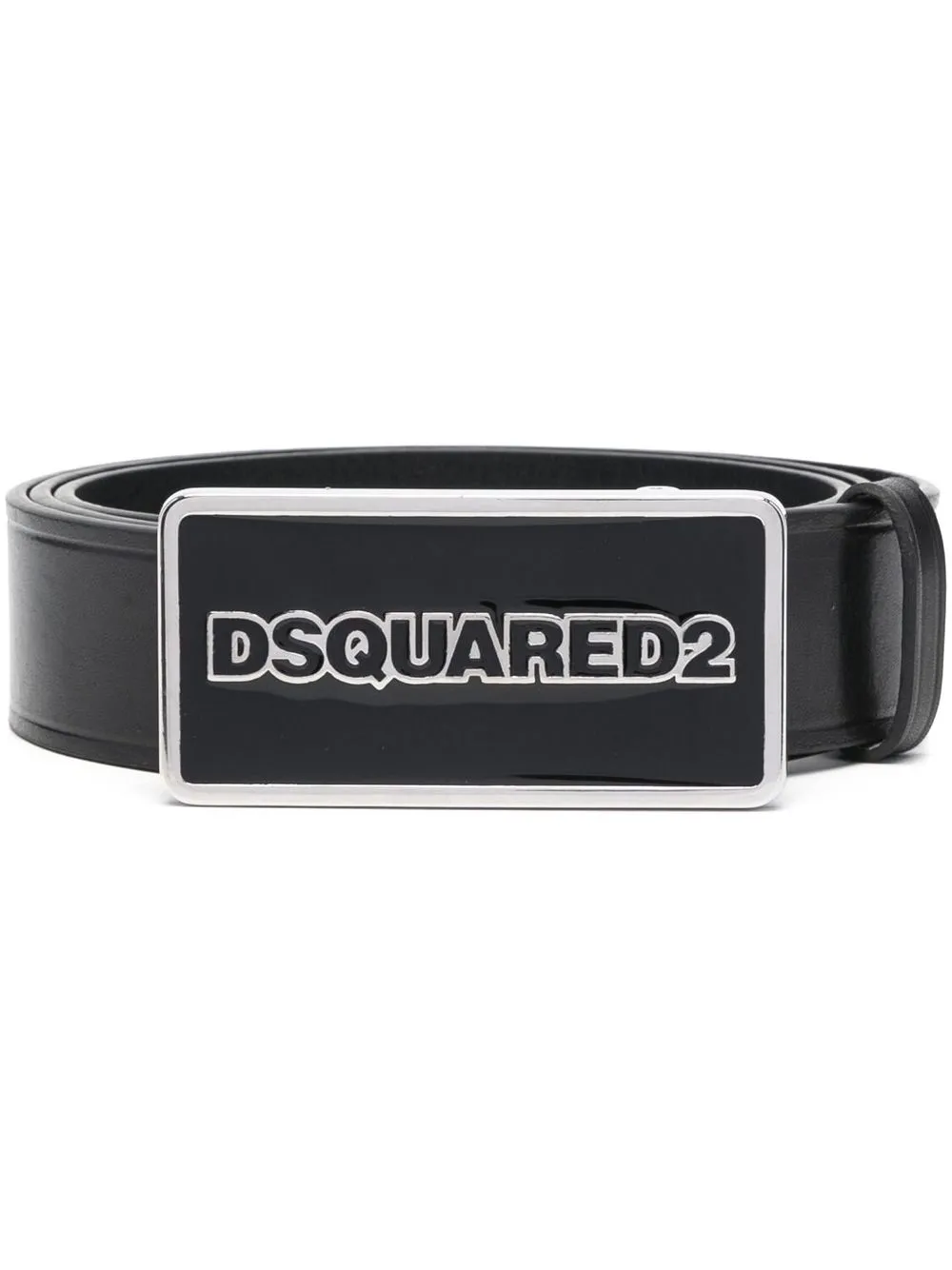 

Ремень с пряжкой-логотипом DSQUARED2, черный