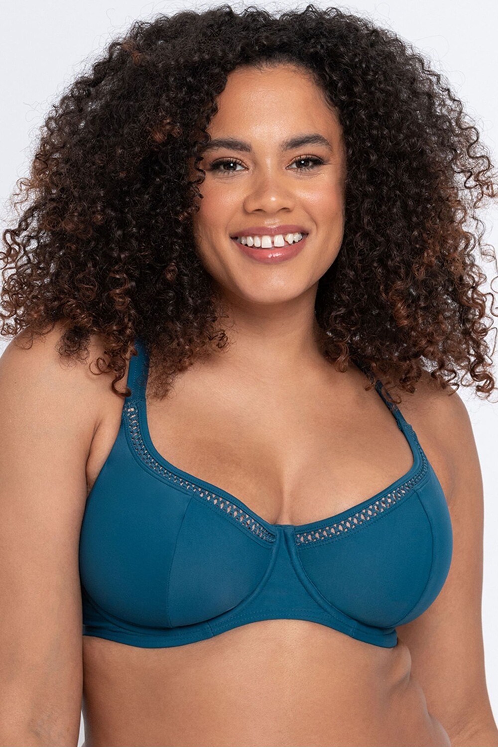 

Лиф бикини-балконет First Class Curvy Kate, синий