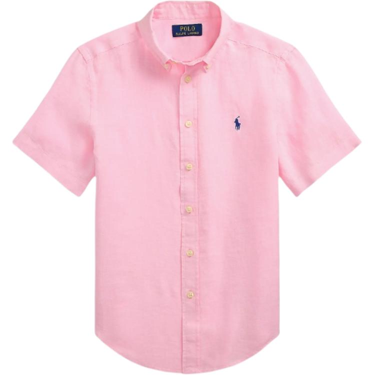 Polo Ralph Lauren Повседневная рубашка SS25 Pink Kids' — фото 4