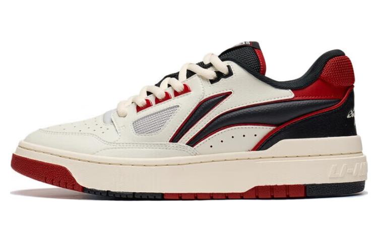 

Лининг Руки 2 амортизирующие, износостойкие низкие баскетбольные кроссовки мужские бело-красные