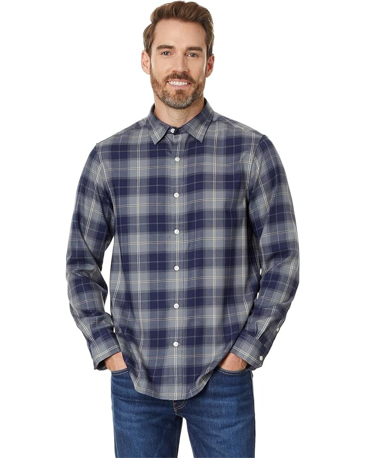 

Рубашка Vineyard Vines OTG Brushed Twill Shirt, цвет Gray Harbor PLD
