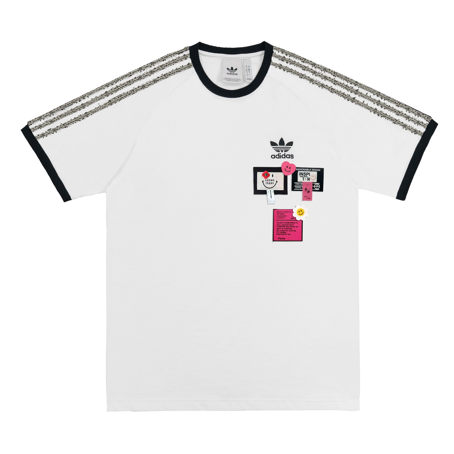 

Футболка Unisex с 3 полосками Adidas Originals, белый