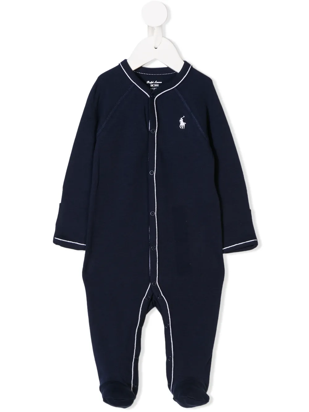 

Пижама с вышивкой логотипа POLO RALPH LAUREN KIDS, синий