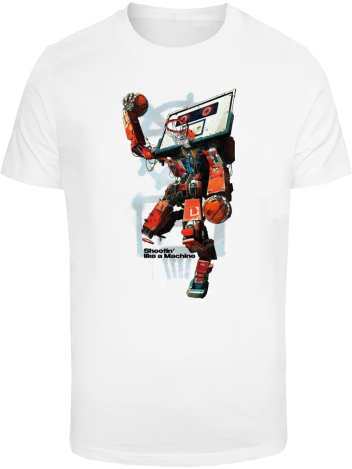 

Футболка Bball Robot Tee Mister Tee, белый