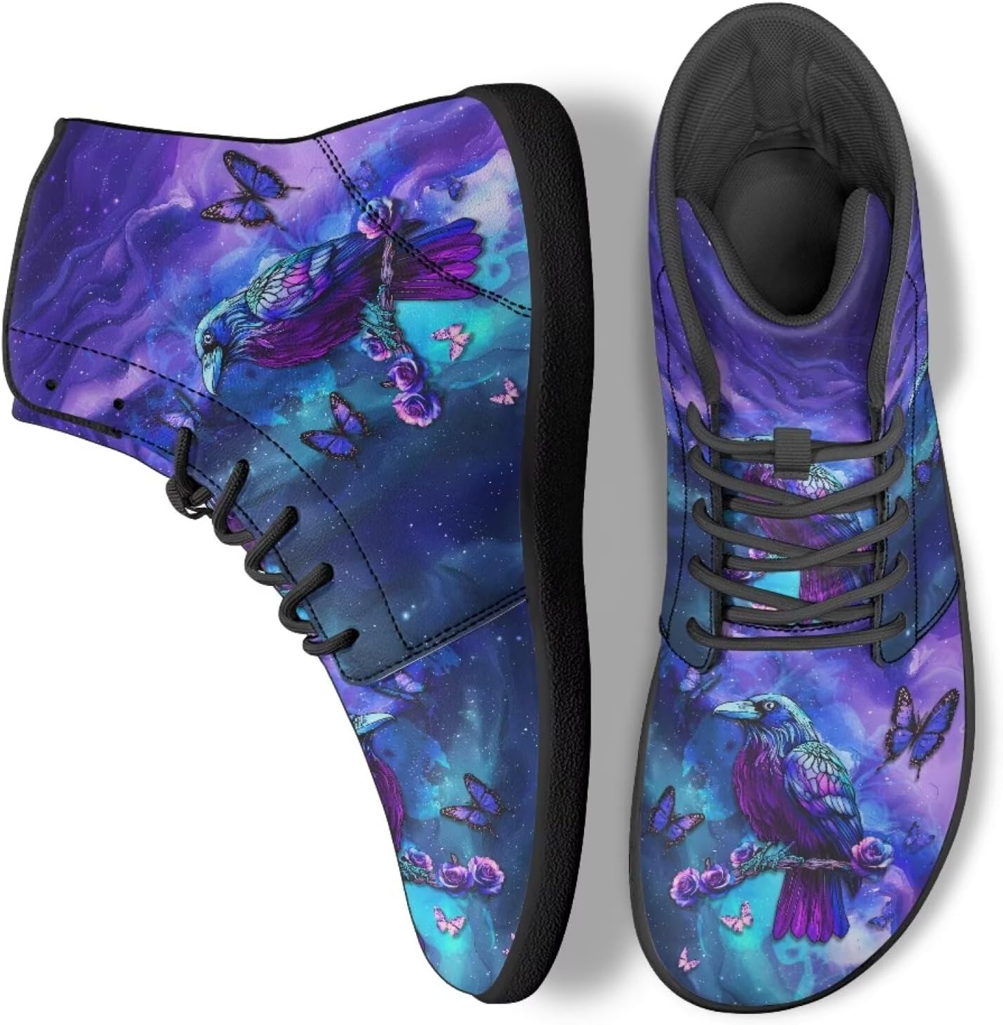 

Женские высокие кроссовки-бабочки для ходьбы, модные рабочие, офисные, спортивные, босоножки Ecaestolph, синий