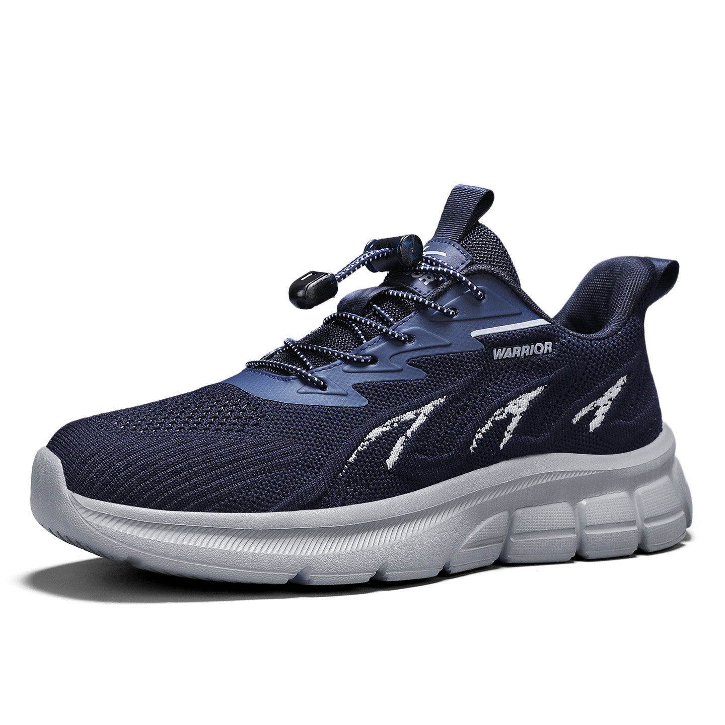 

Мужские повседневные низкие кроссовки с амортизацией, устойчивые к истиранию и дышащие WARRIOR, темно-синий