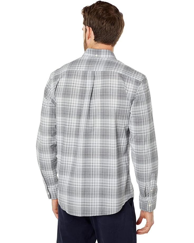 

Рубашка Billy Reid Tuscumbia Shirt, серый/белый