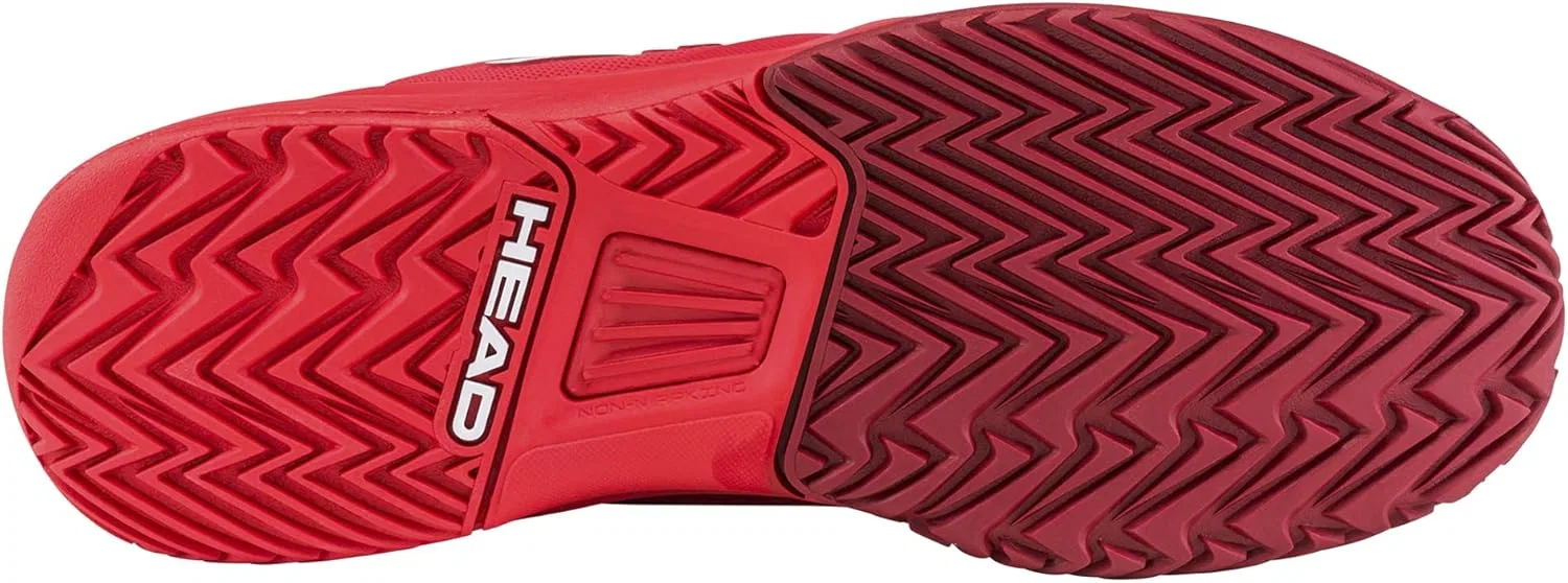 Кроссовки теннисные HEAD Junior Revolt Pro 5.0, Red/Dark Red — фото 4