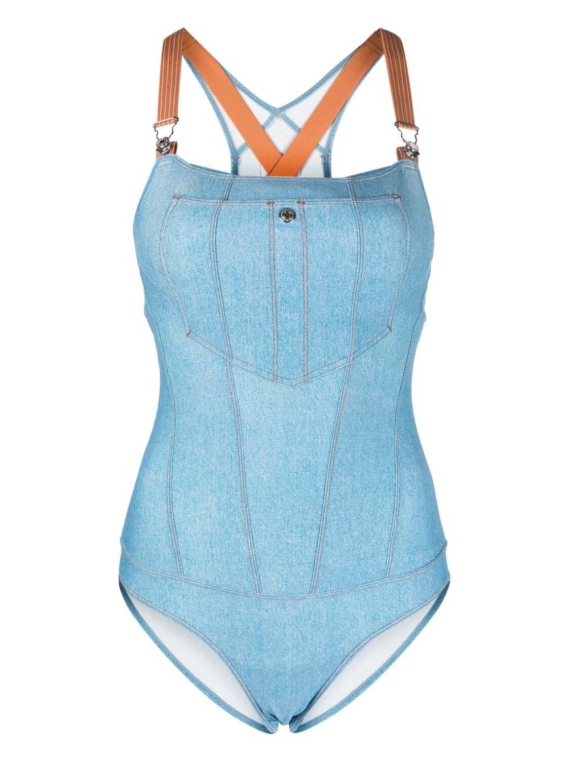 

Marlies Dekkers джинсовое боди Gardenista, синий