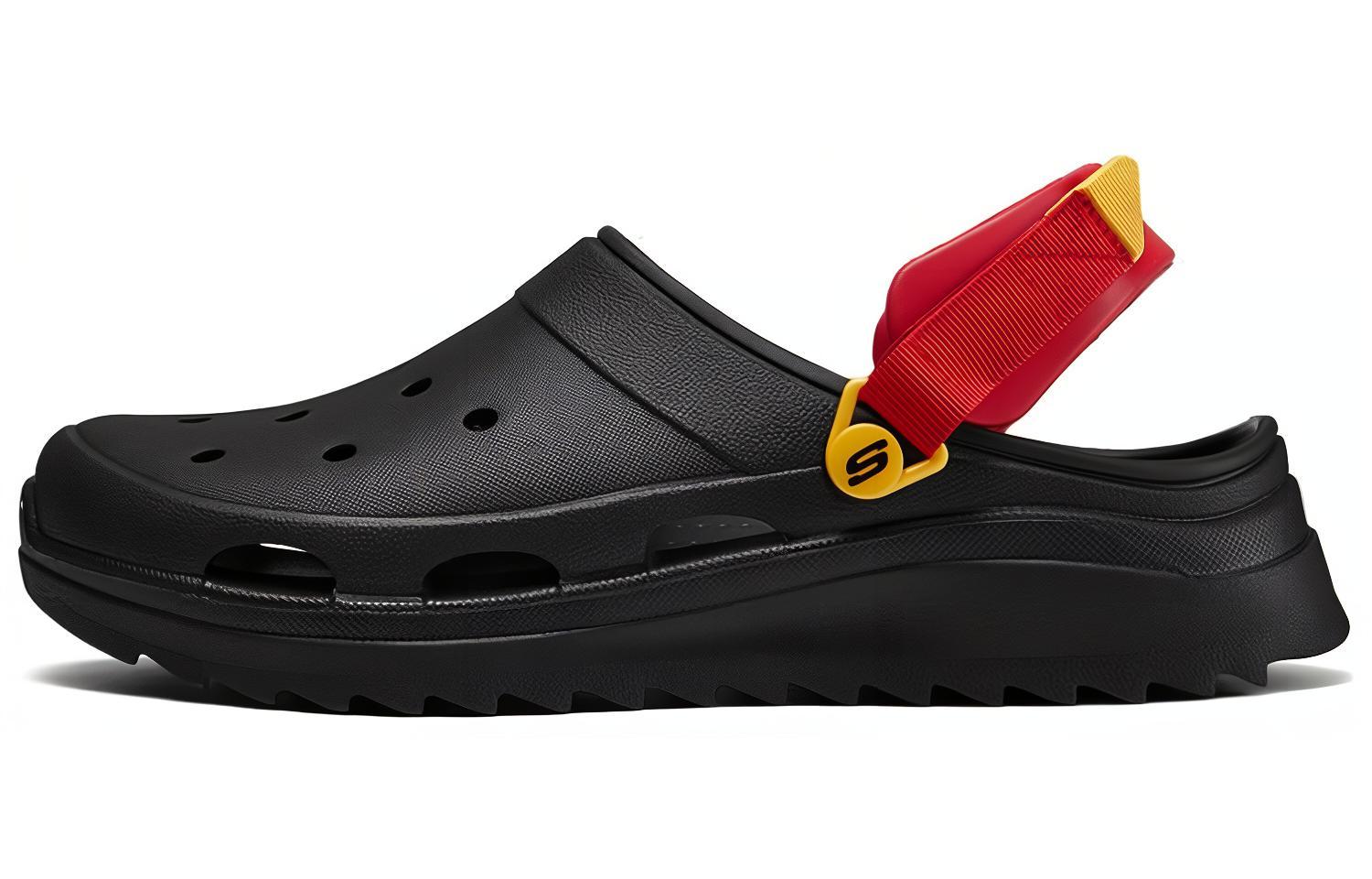 

Skechers Пенки Клоги мужские черно-красные, цвет Black/Red