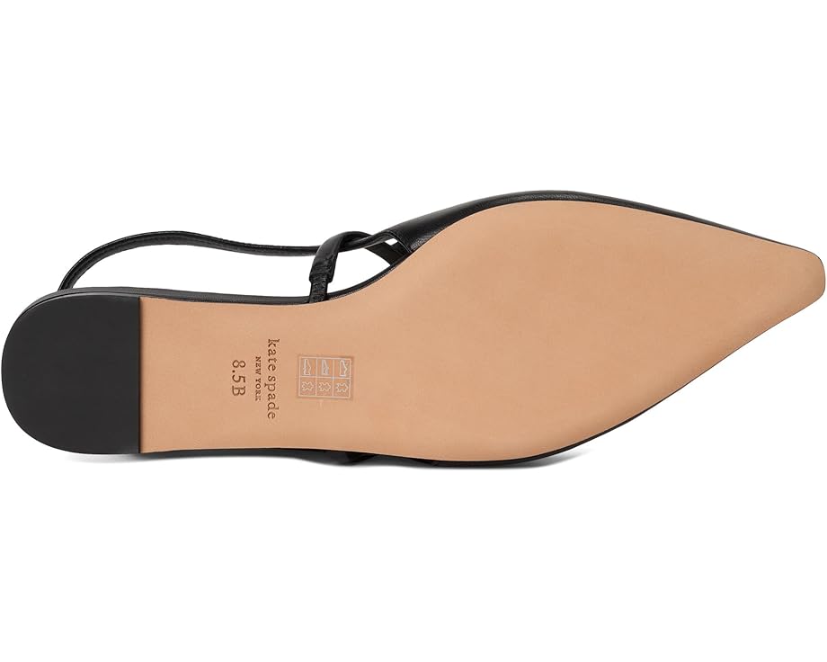 Балетки Kate Spade New York Carolina Slingback Flat, черный — фото 3