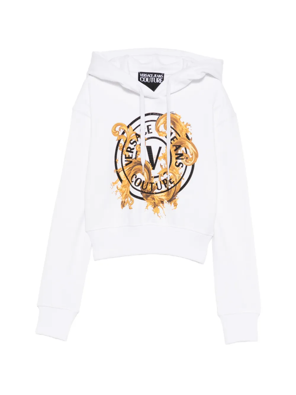 

Худи с логотипом Versace Jeans Couture, белый