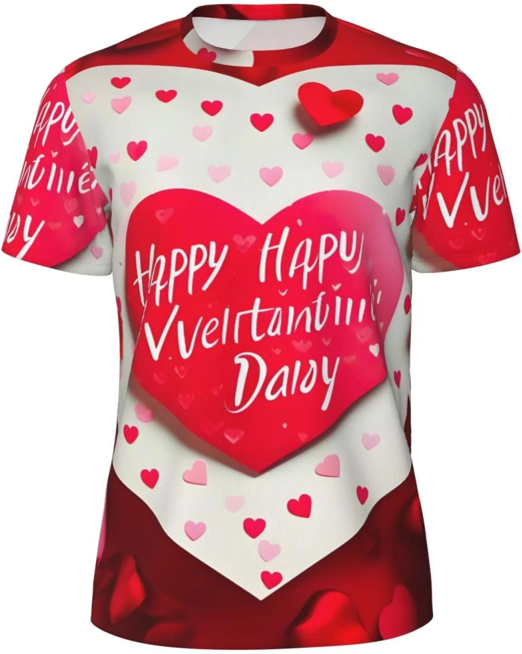 

Футболка мужская летняя с принтом ко Дню святого Валентина SDFHU