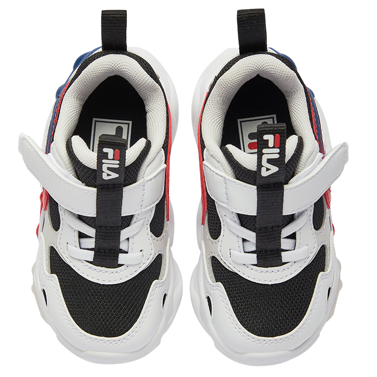 FILA KIDS Детские тренировочные туфли Paw Light Shoes Breathable Low top черный FILA белый для малышей — фото 4