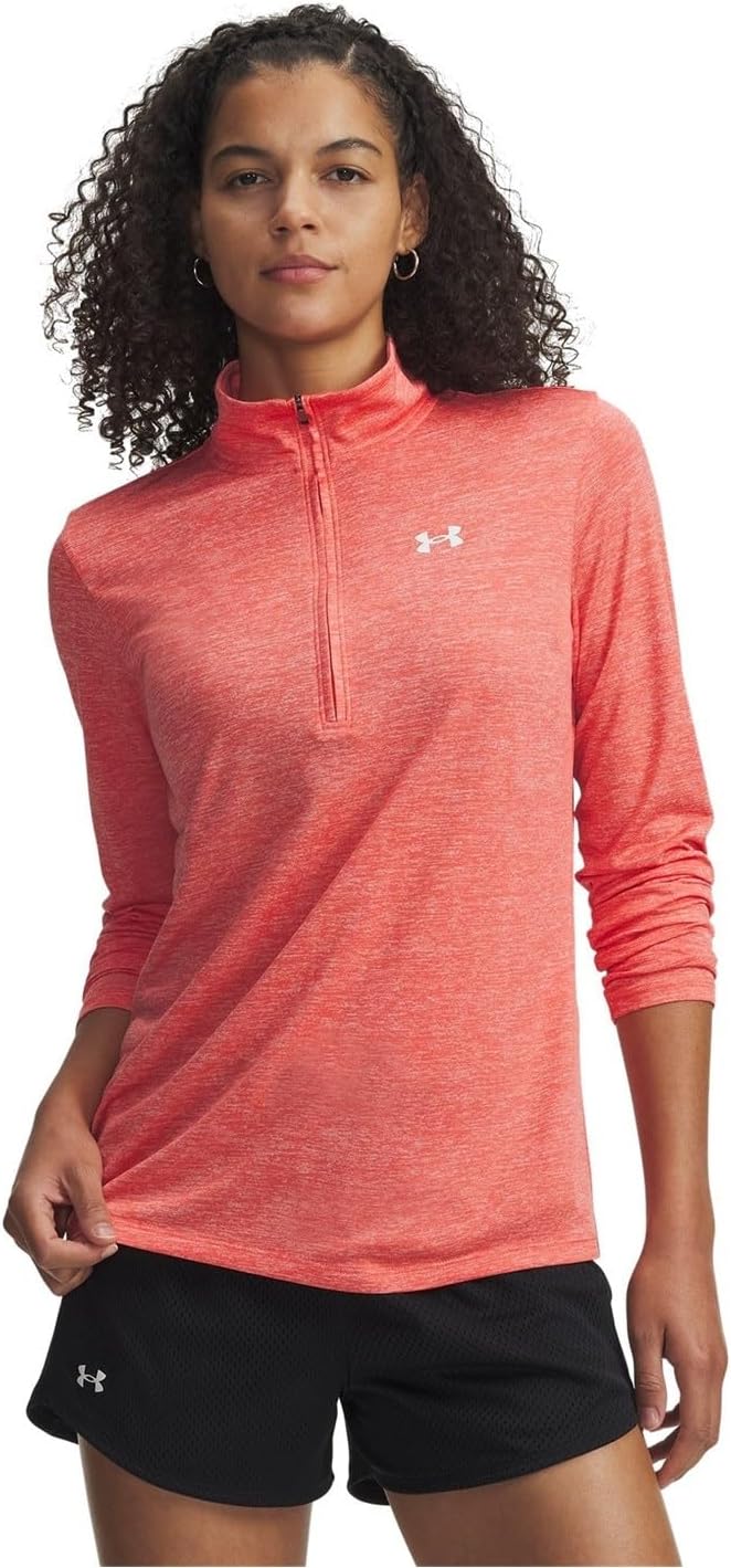 

Толстовка Under Armour Women's Tech Twist Quarter Zip, (690) Venom Red/White, Белый, Толстовка Under Armour Women's Tech Twist Quarter Zip, (690) Venom Red/White