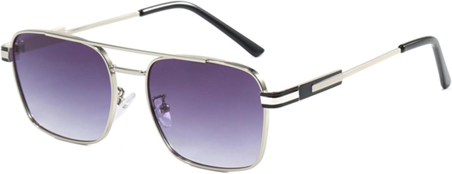 

Солнцезащитные очки Bullabulling в стиле ретро «пилот» для женщин и мужчин, металлическая оправа, модные винтажные, маленькие, 90-е годы, защита от УФ-излучения, Silvery Gray