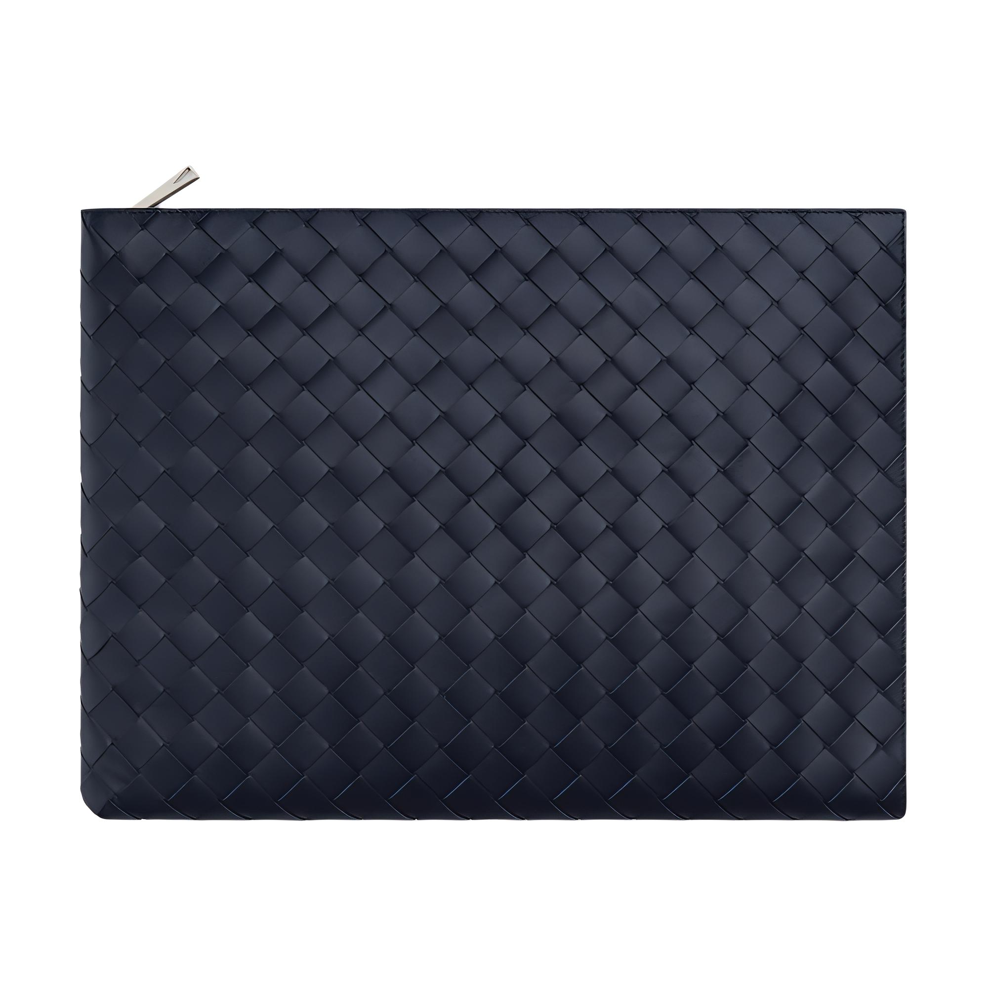 

Intrecciato Кожа Теленка Клатч Мужской Космический Синий Bottega Veneta