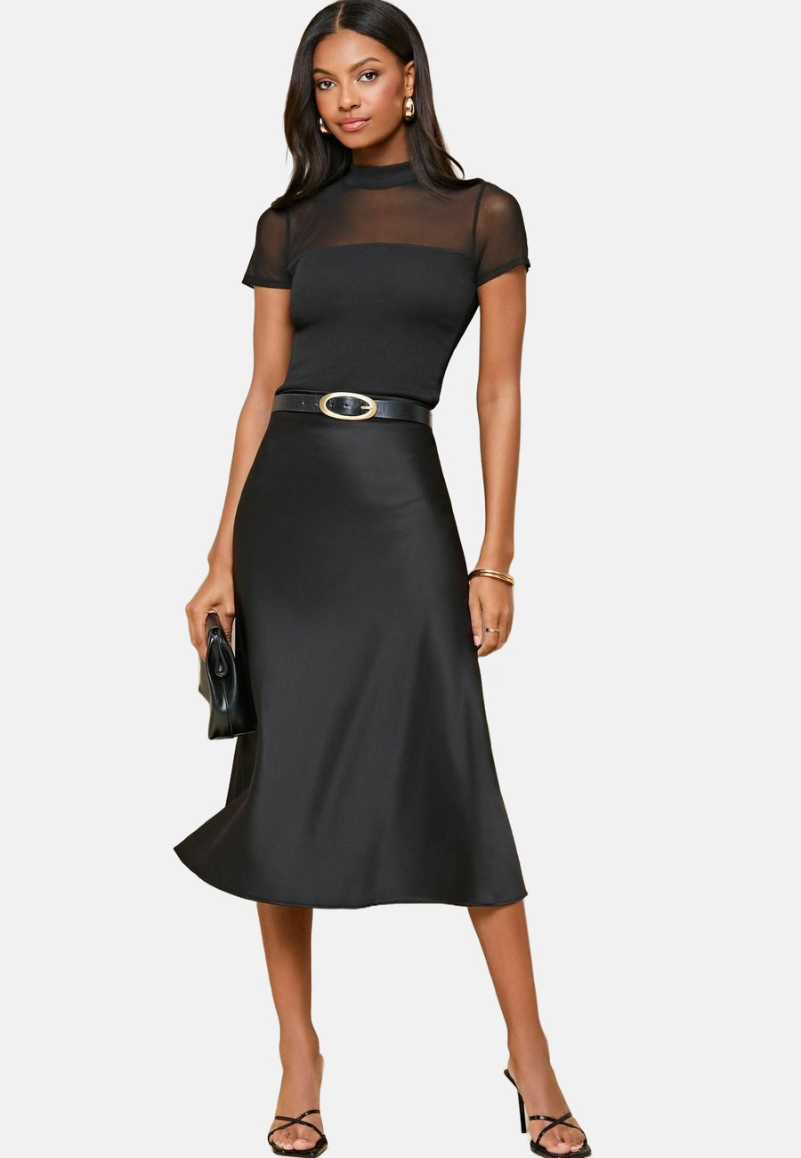 

Блуза Lipsy SHORT SLEEVE HIGH NECK, Black