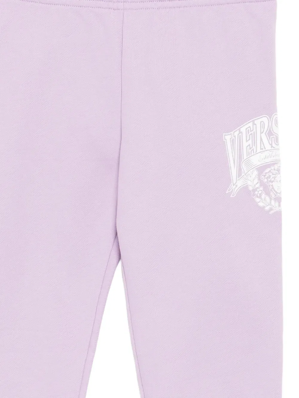 Спортивные штаны с графическим принтом Versace Kids, фиолетовый — фото 3