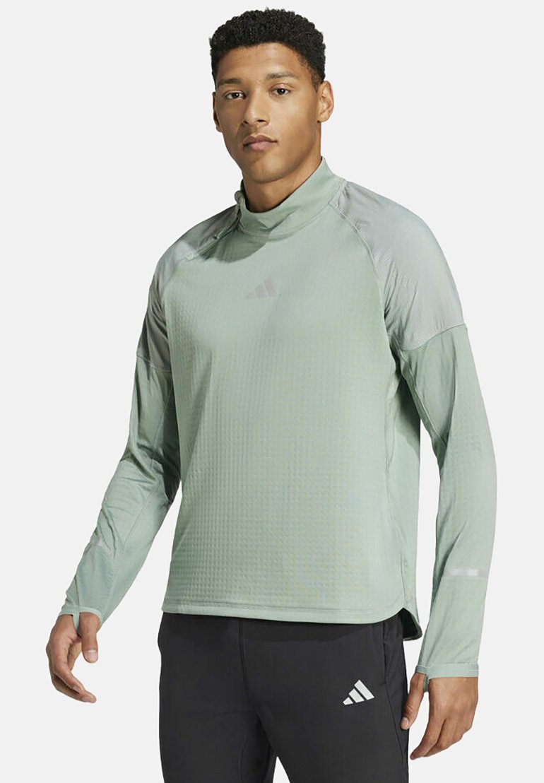 

Лонгслив ULTIMATE VIS REFLECTIVE 1/2-ZIP Adidas Performance, светло-зеленый