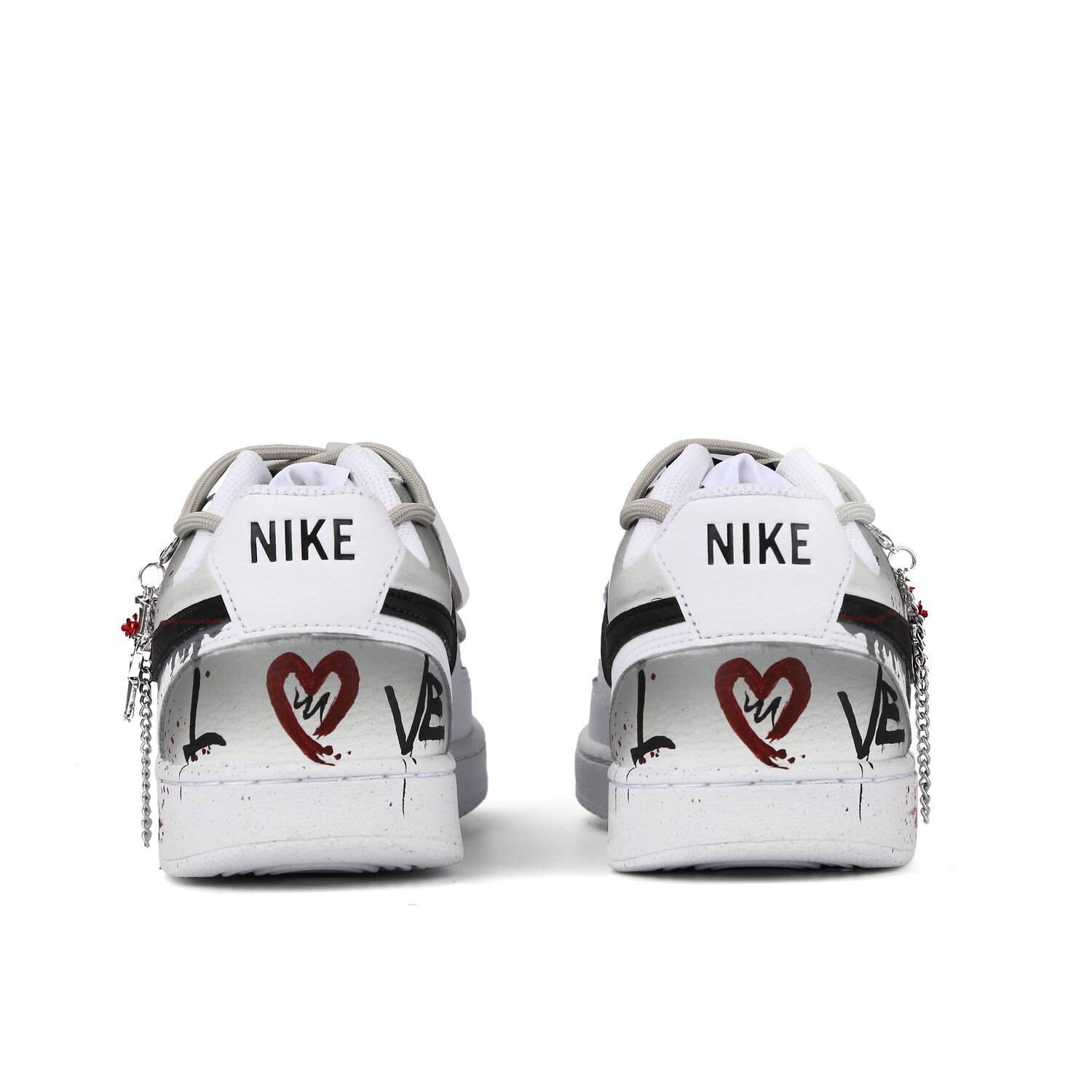 

Кроссовки Nike Court Vision 1 Skateboarding Shoes Unisex Low-top, черный