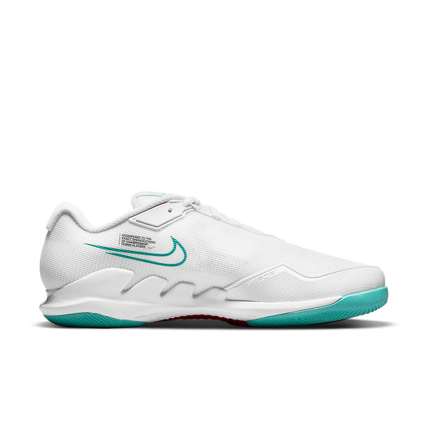 Кроссовки court air zoom vapor pro 'white washed teal' Nike, белый — фото 2