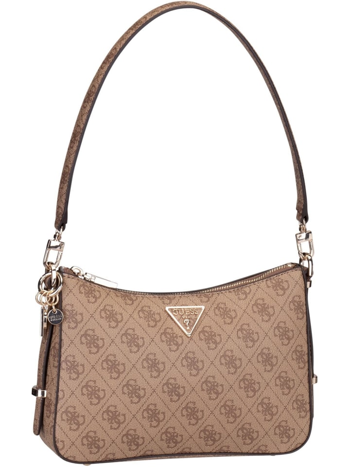 

Наплечная сумка Guess, цвет latte logo