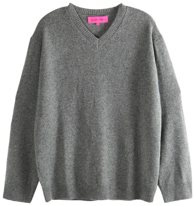 

Пальто с V-образным вырезом «Гранит» от The Elder Statesman, серый