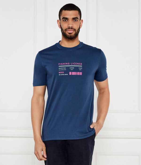 

Футболка te_atacama Regular fit Boss Orange, синий