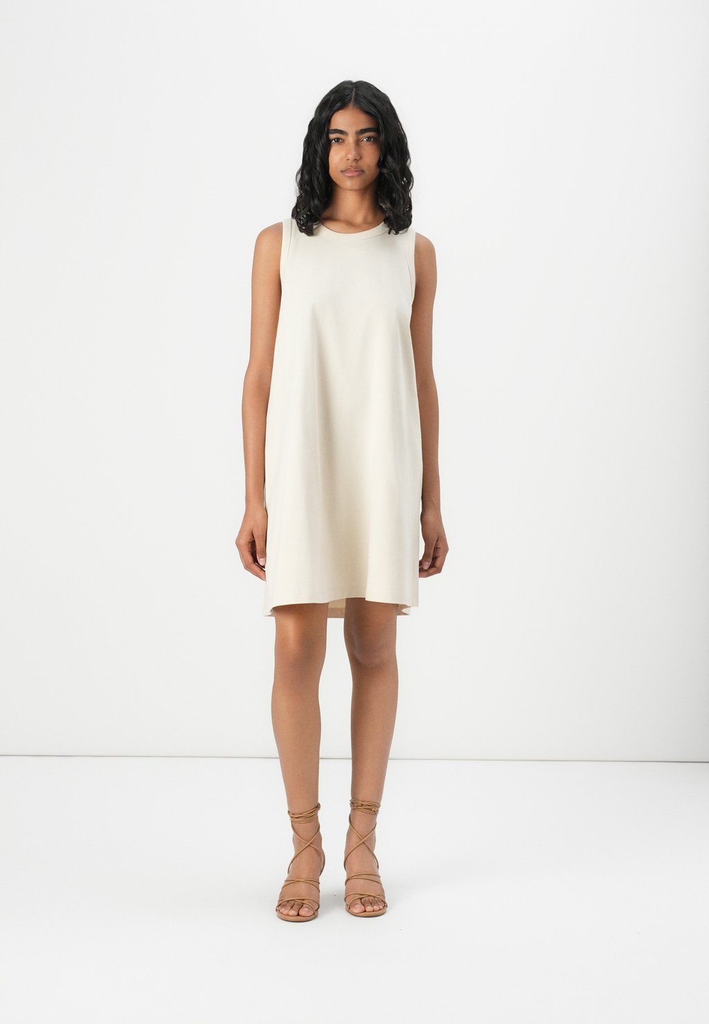 

Платье из джерси SLFESSENTIAL TANK SHORT DRESS Selected Femme, кремовый