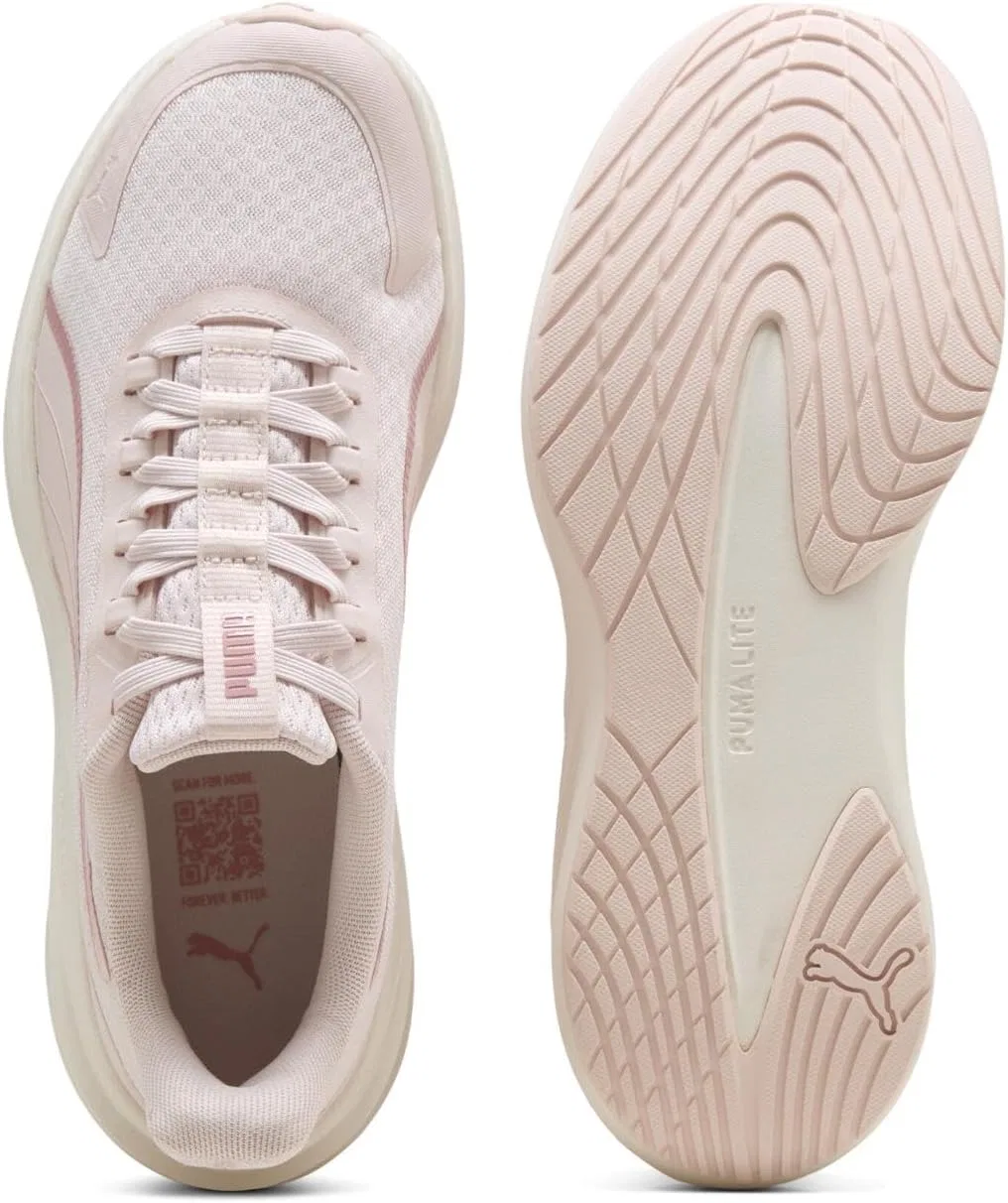 Кроссовки для бега по улицам PUMA Dasher Lite Sliptech Unisex, Jasmine Flower Warm White Rosy Outlook — фото 3