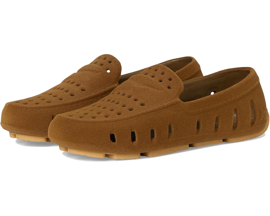 

Детские лоферы Floafers Prodigy Driver из искусственной замши (большие дети) Floafers Kids, Dark Mocha/Tan 1