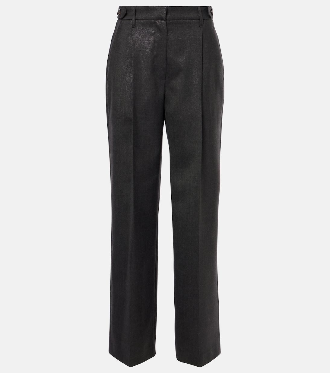 

Широкие брюки из смесовой шерсти Brunello Cucinelli, Anthracite
