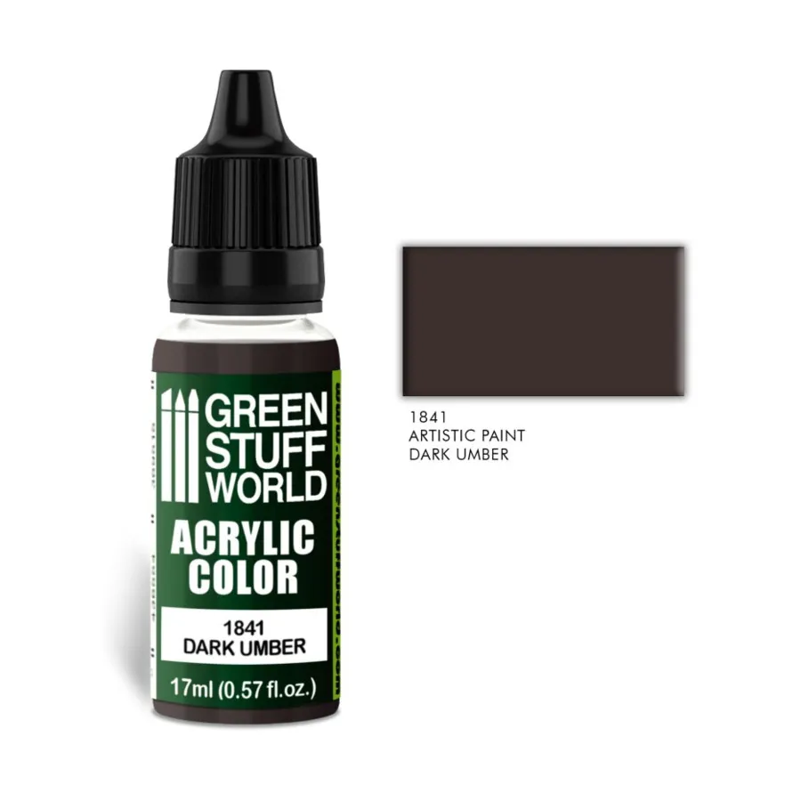 

Темная умбра, Paint - Acrylic Color Paint - 17ml (Green Stuff World)