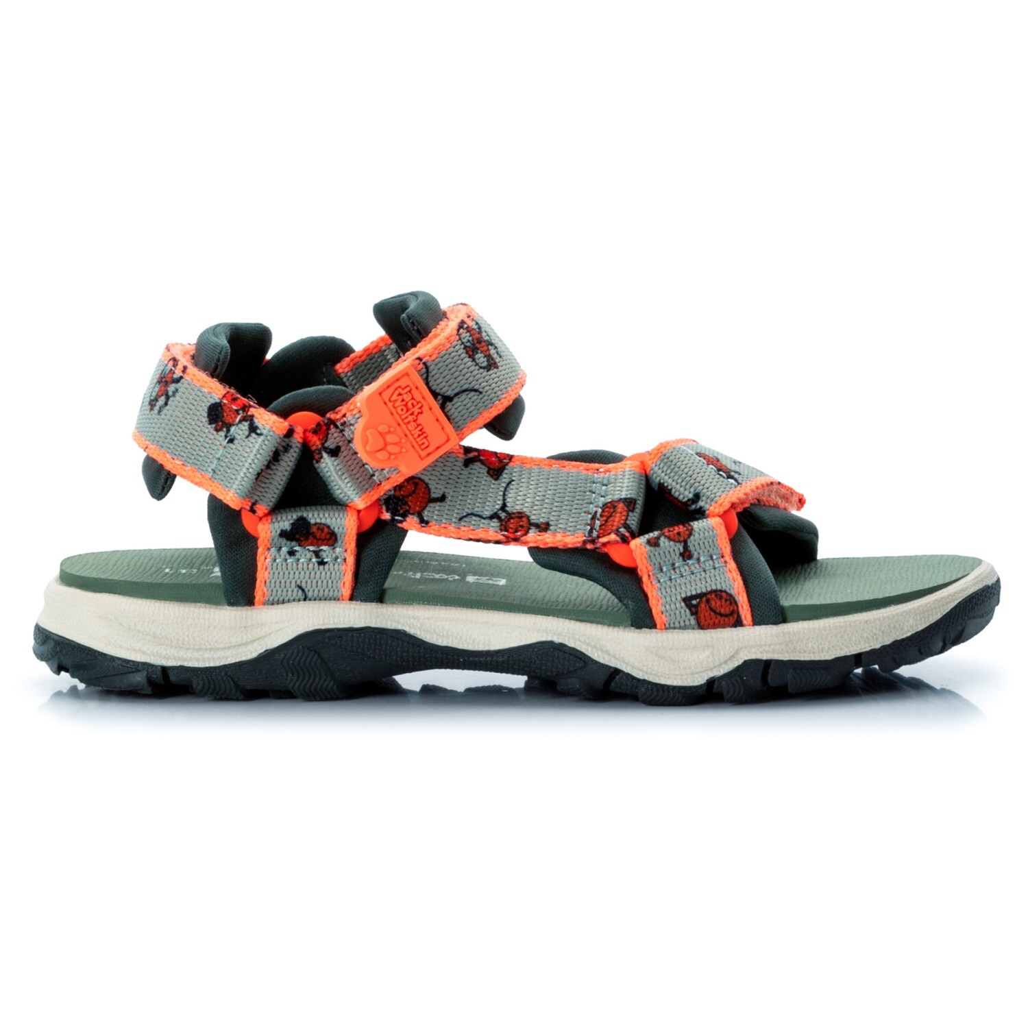 

Сандалии Jack Wolfskin Kid's Smileyworld Sandal, цвет Mint Leaf