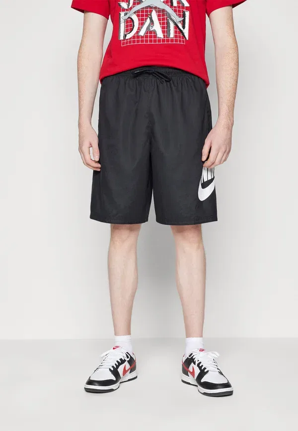 Шорты Nike Sportswear Club Short WVN, черный/белый — фото 3