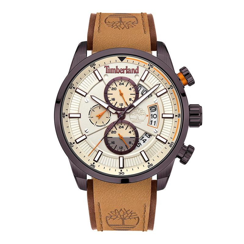 

Коллекция Callahan Кварцевые часы с бежевым циферблатом Мужские часы Timberland