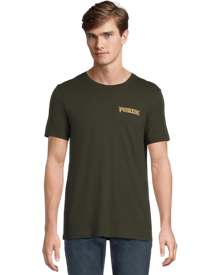 

Мужская футболка Pendleton Billboard Graphic, Dark Olive/Gold, Хаки, Мужская футболка Pendleton Billboard Graphic, Dark Olive/Gold